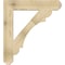 Ekena Millwork Olympic Craftsman Rough Sawn Bracket, Douglas Fir, 6"W x 36"D x 40"H BKT06X36X40OLY04RDF - alternate 3